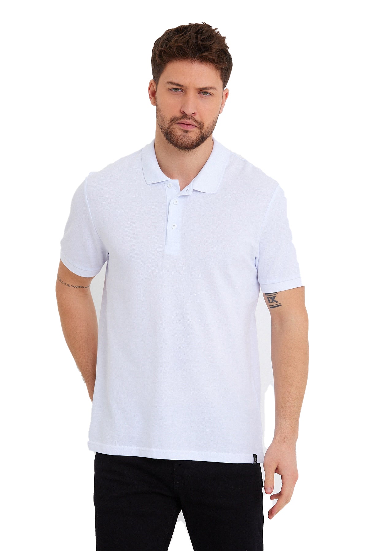 Rodi Polo Yaka T-shirt Basic Kol Ribana RD23YE328705