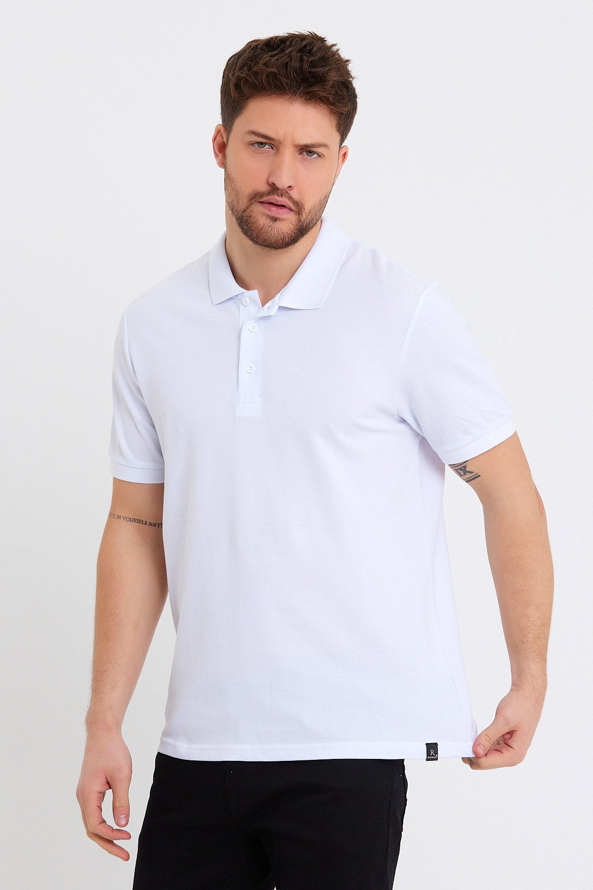 Rodi Polo Yaka  T-shirt Basic Kol Rıbana RD23YE328705