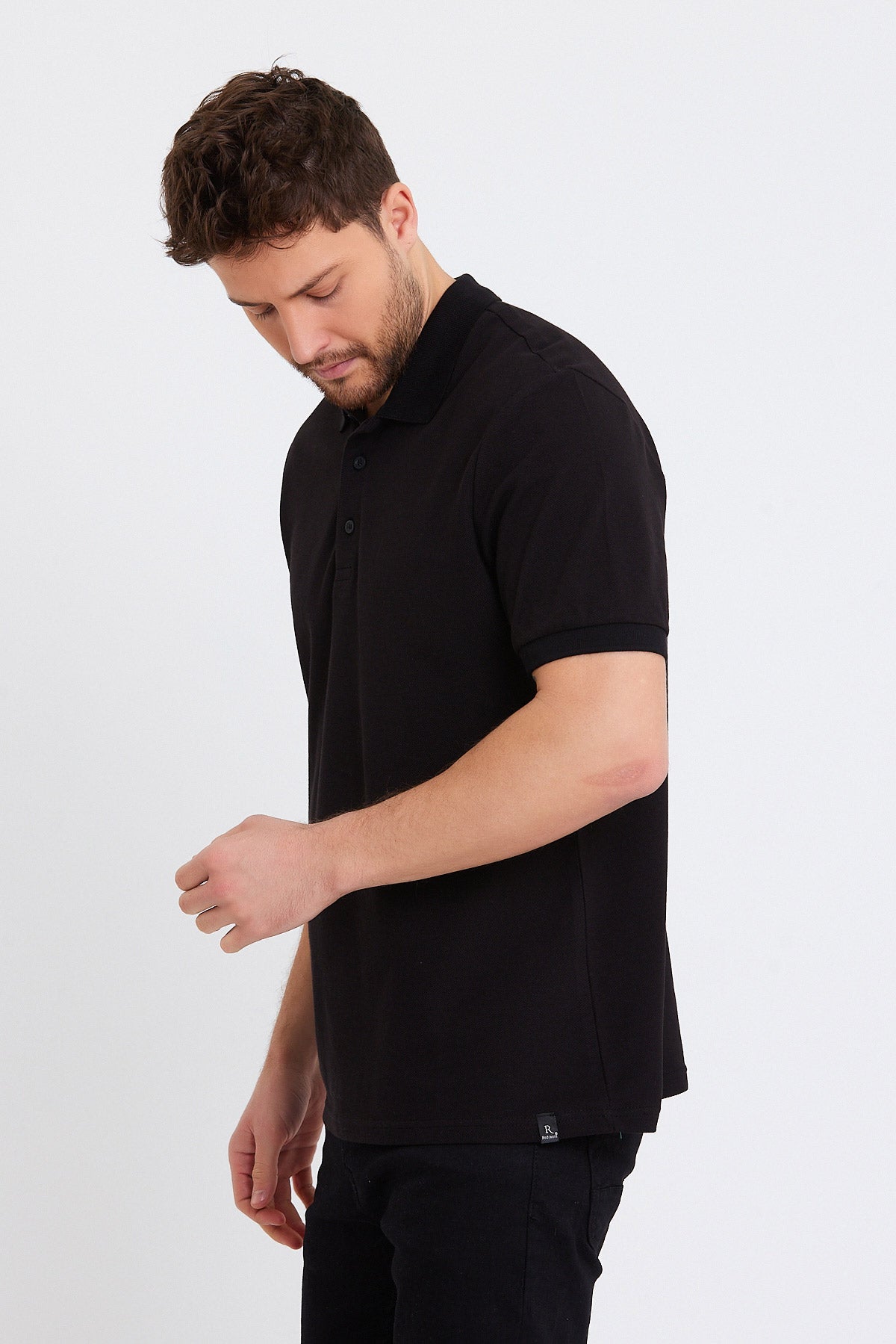 Rodi Polo Yaka  T-shirt Basic Kol Rıbana RD23YE328705