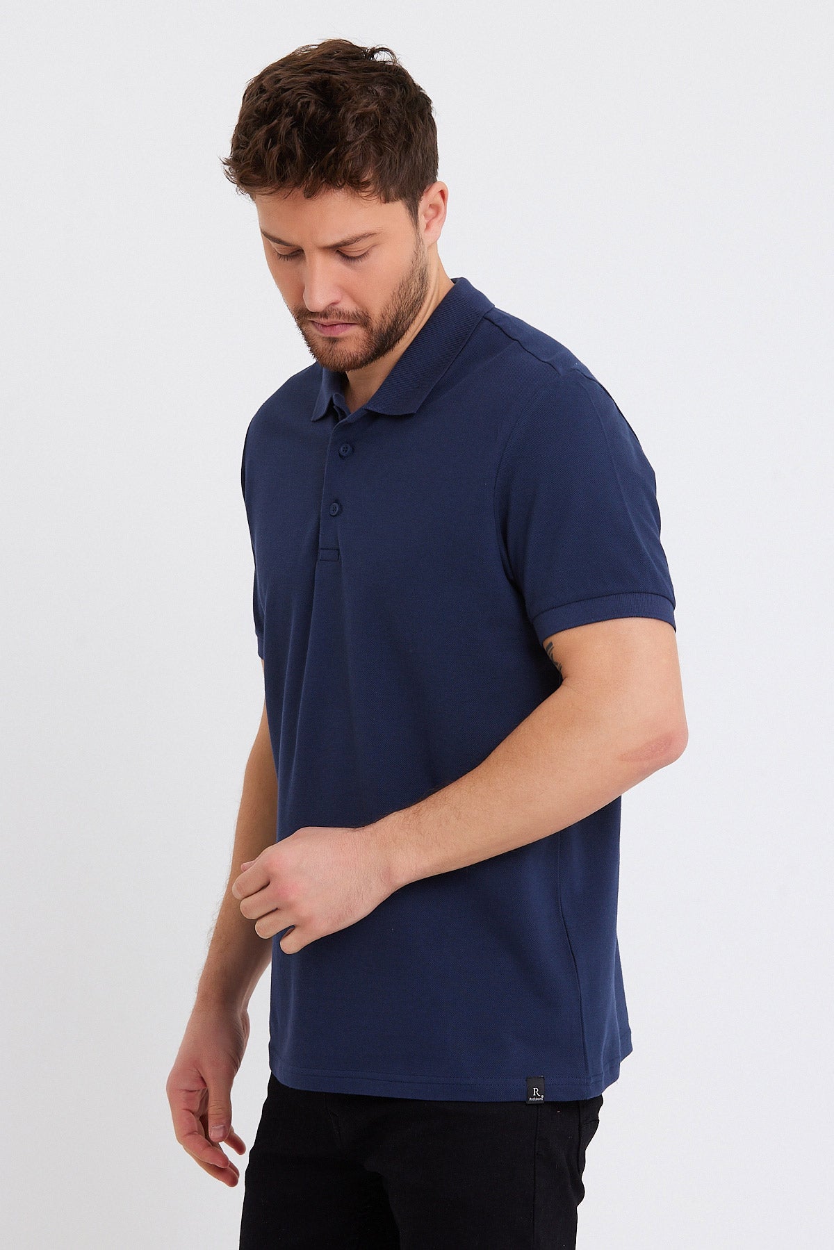 Rodi Polo Yaka  T-shirt Basic Kol Rıbana RD23YE328705