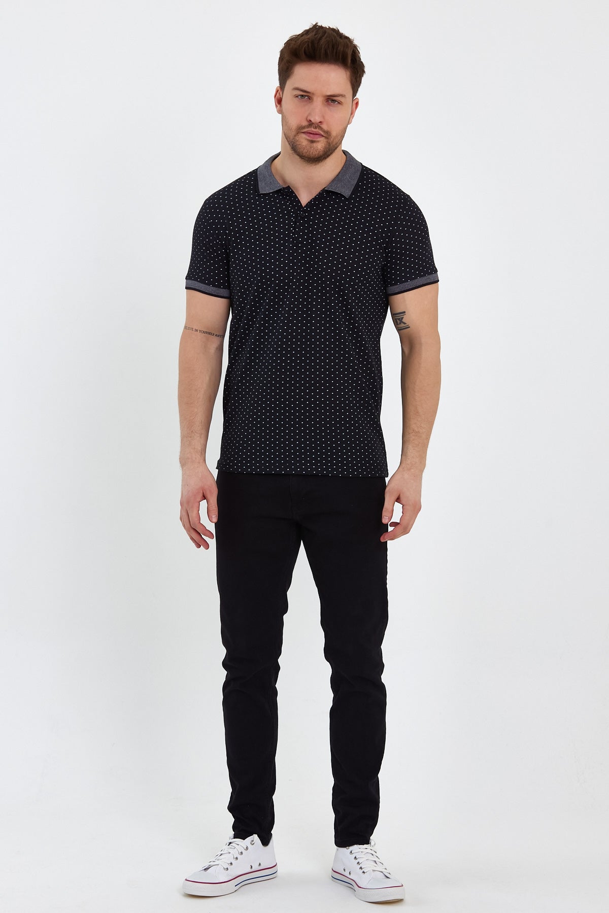 RodiMood Regular Fit Puantiyeli Polo Yaka T-shirt RD23YE027001