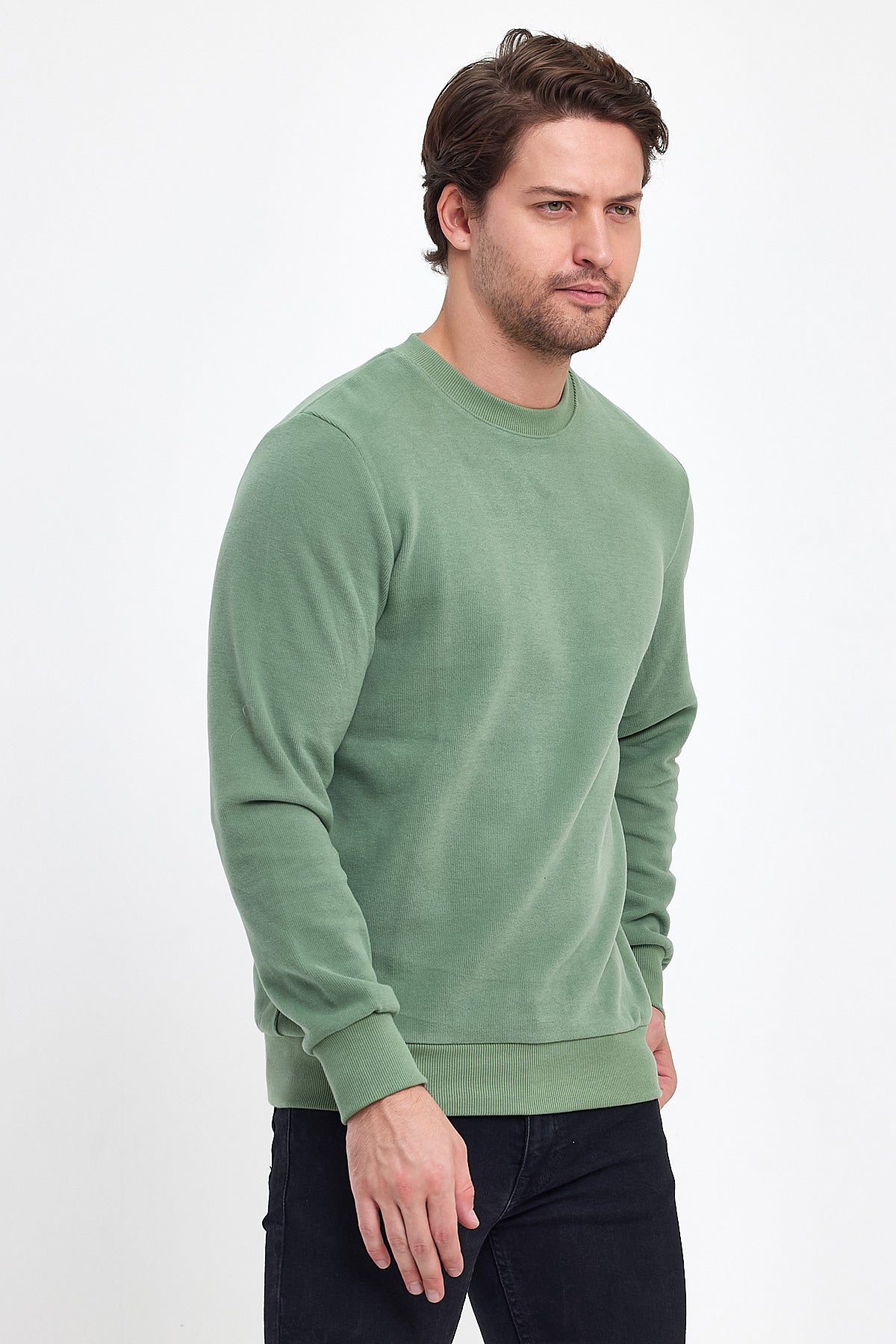 Rodi Selanik Bisiklet Yaka Sweatshirt RD24KE055053