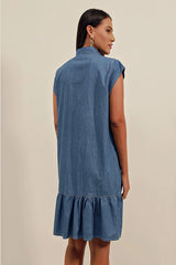 Rodi Sleeveless Denim Dress RD23YB002373