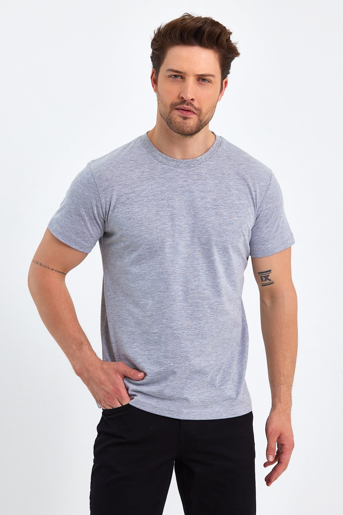 Rodi Single Jersey Basic Crew Neck T-shirt RD23YE666701