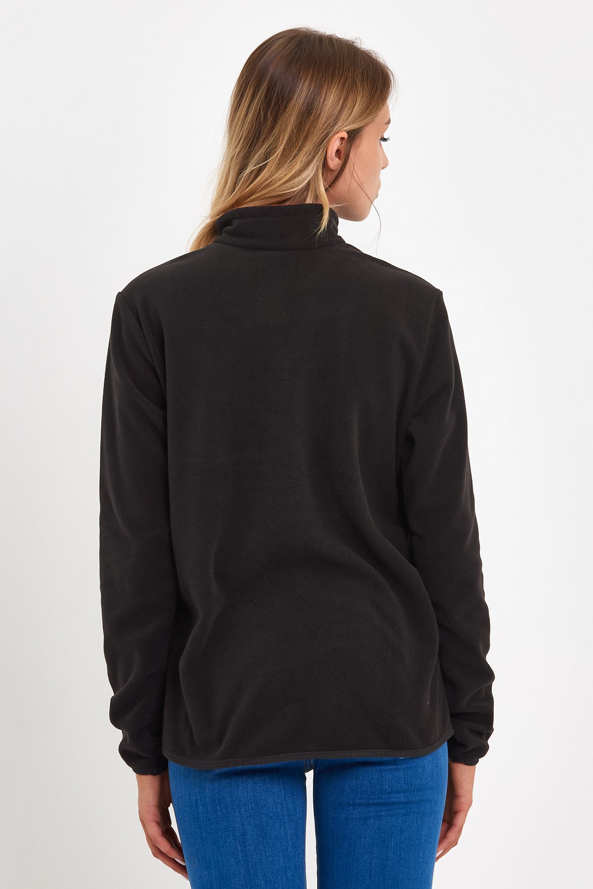 Rodi Half Zipper Stand Collar Fleece Sweatshirt RD24KE057000
