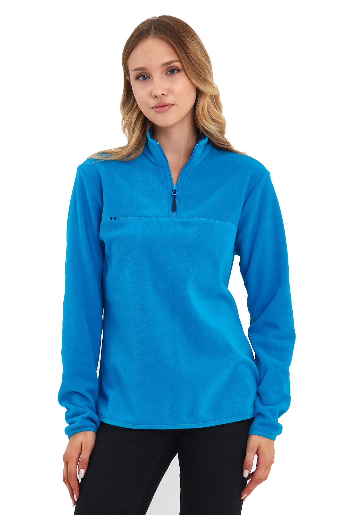 Rodi Half Zipper Stand Collar Fleece Sweatshirt RD24KE057000