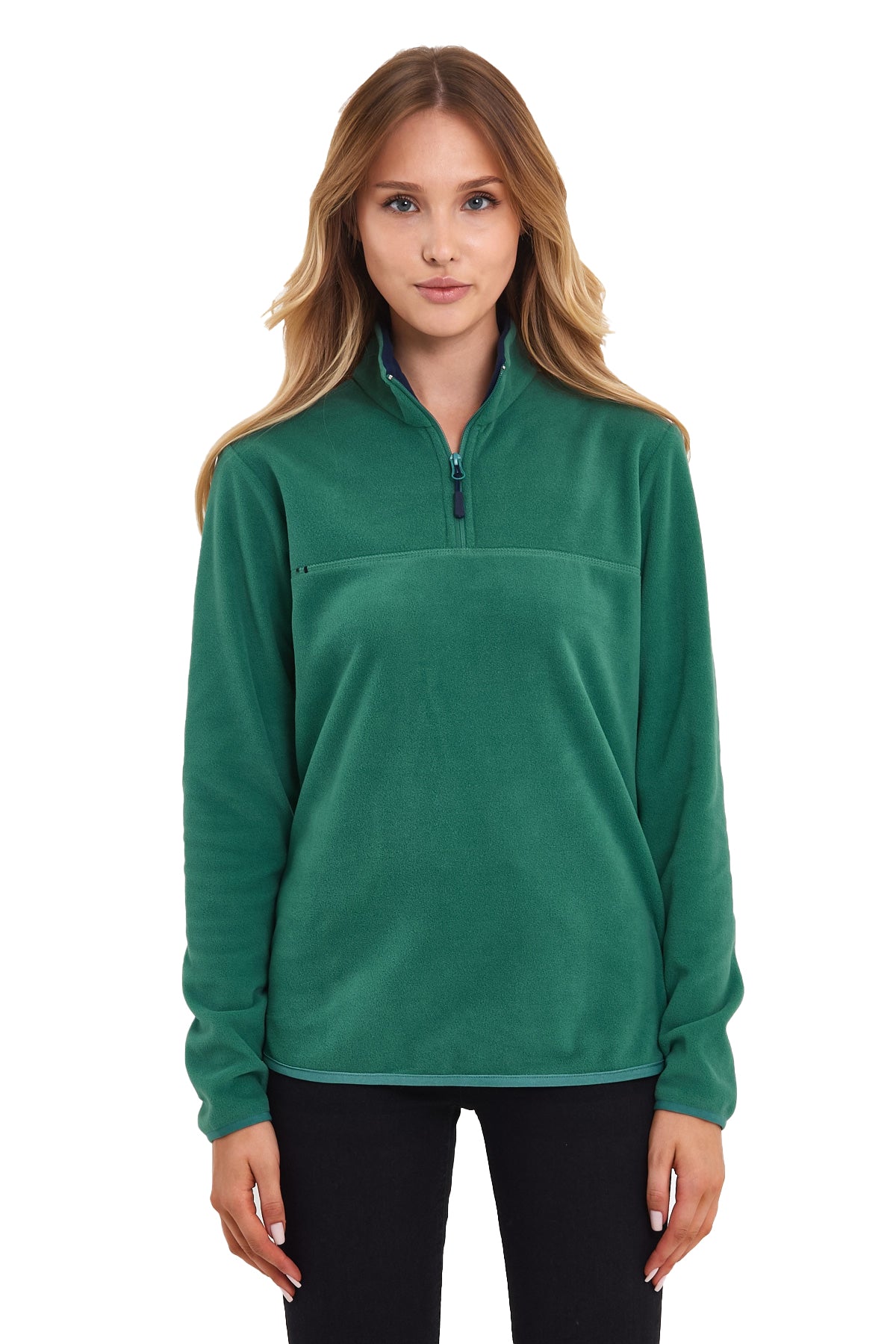 Rodi Half Zipper Stand Collar Fleece Sweatshirt RD24KE057000