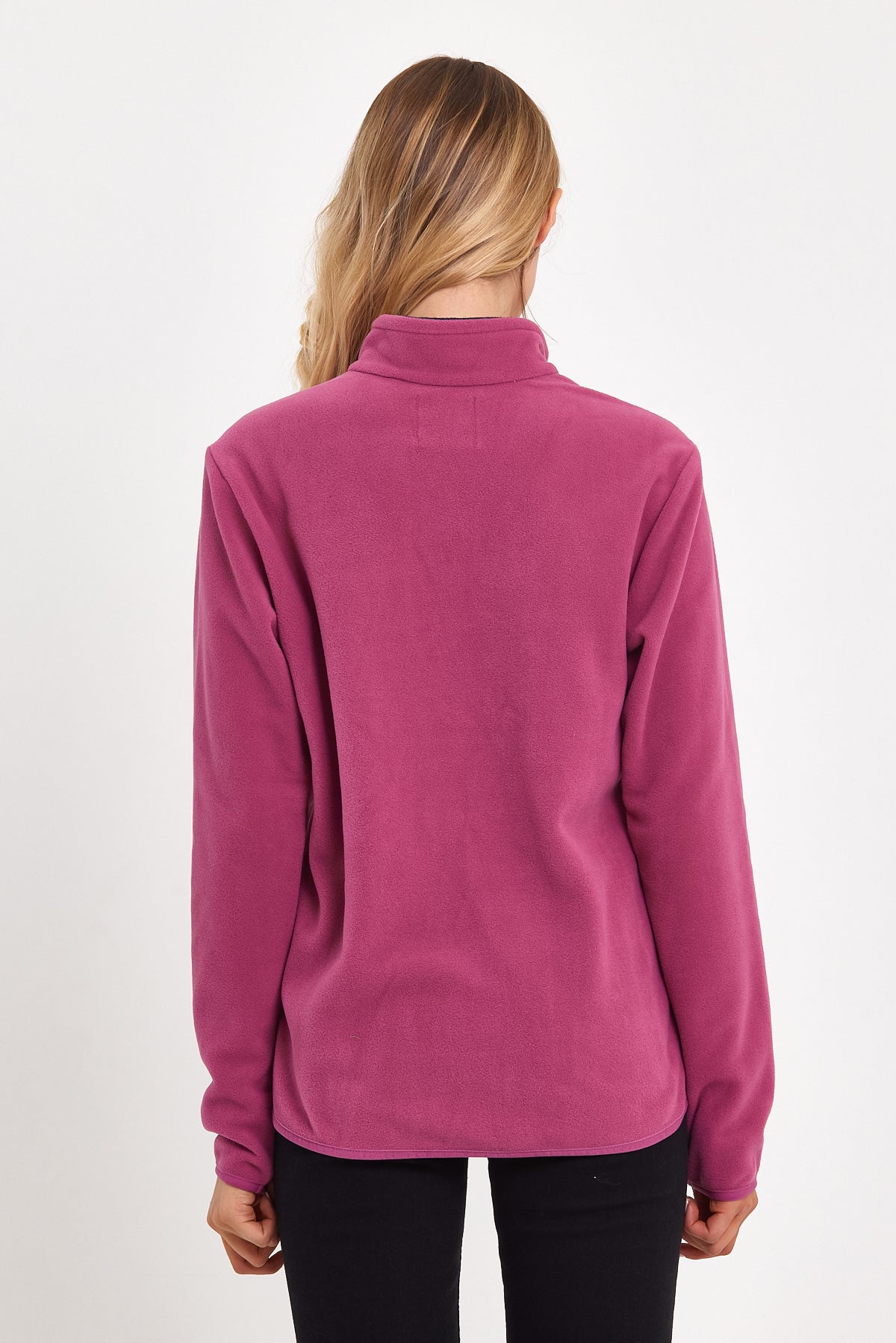 Rodi Half Zipper Stand Collar Fleece Sweatshirt RD24KE057000