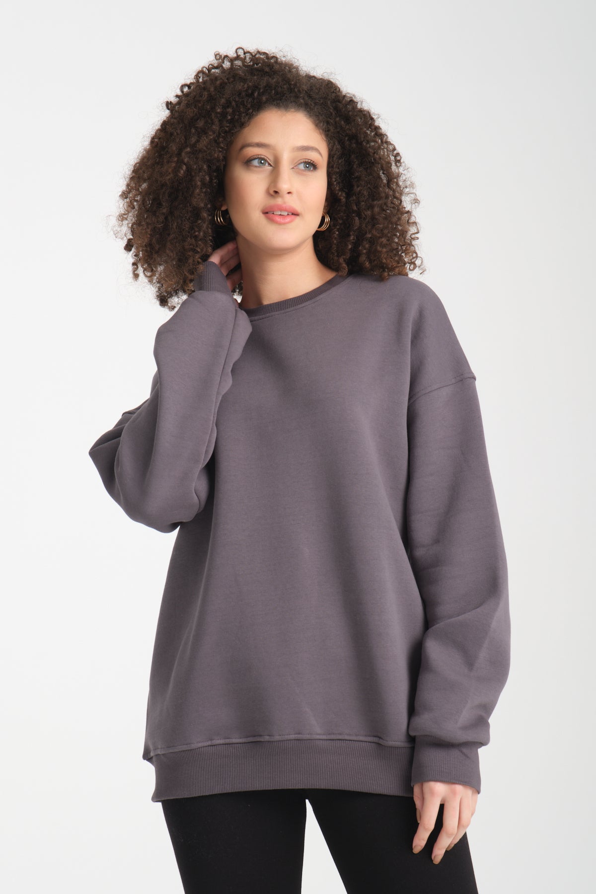 Uzun Kol 3 iplik Sweatshirt BK 1014