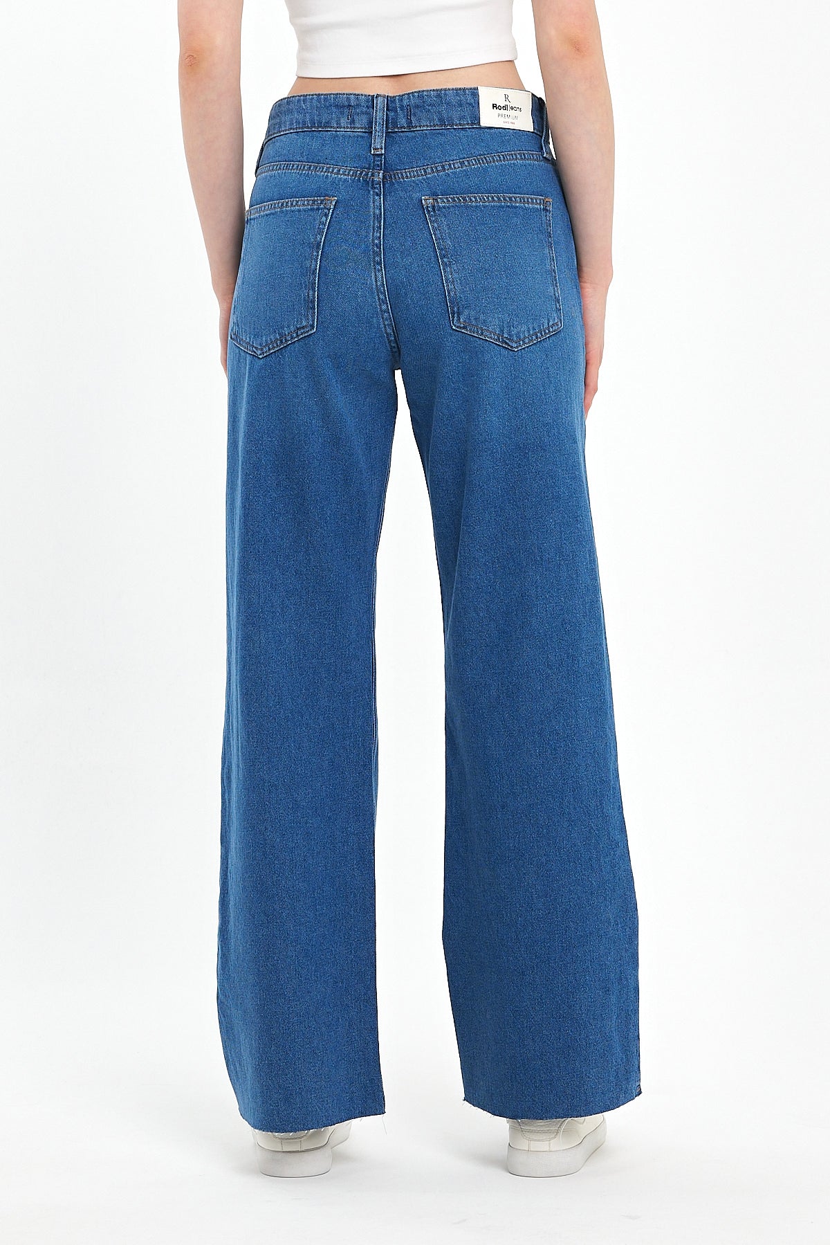 VICTORIA 010 Wide Leg Fit Denim Trousers 0915