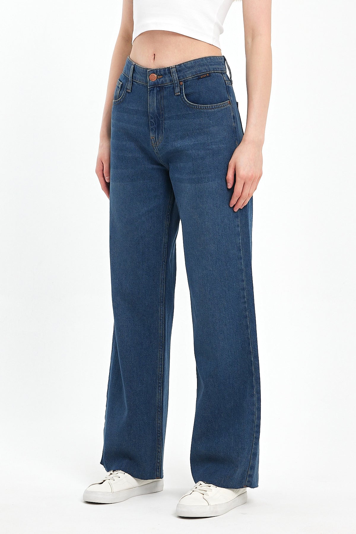 VICTORIA 010 Wide Leg Fit Denim Trousers 0915